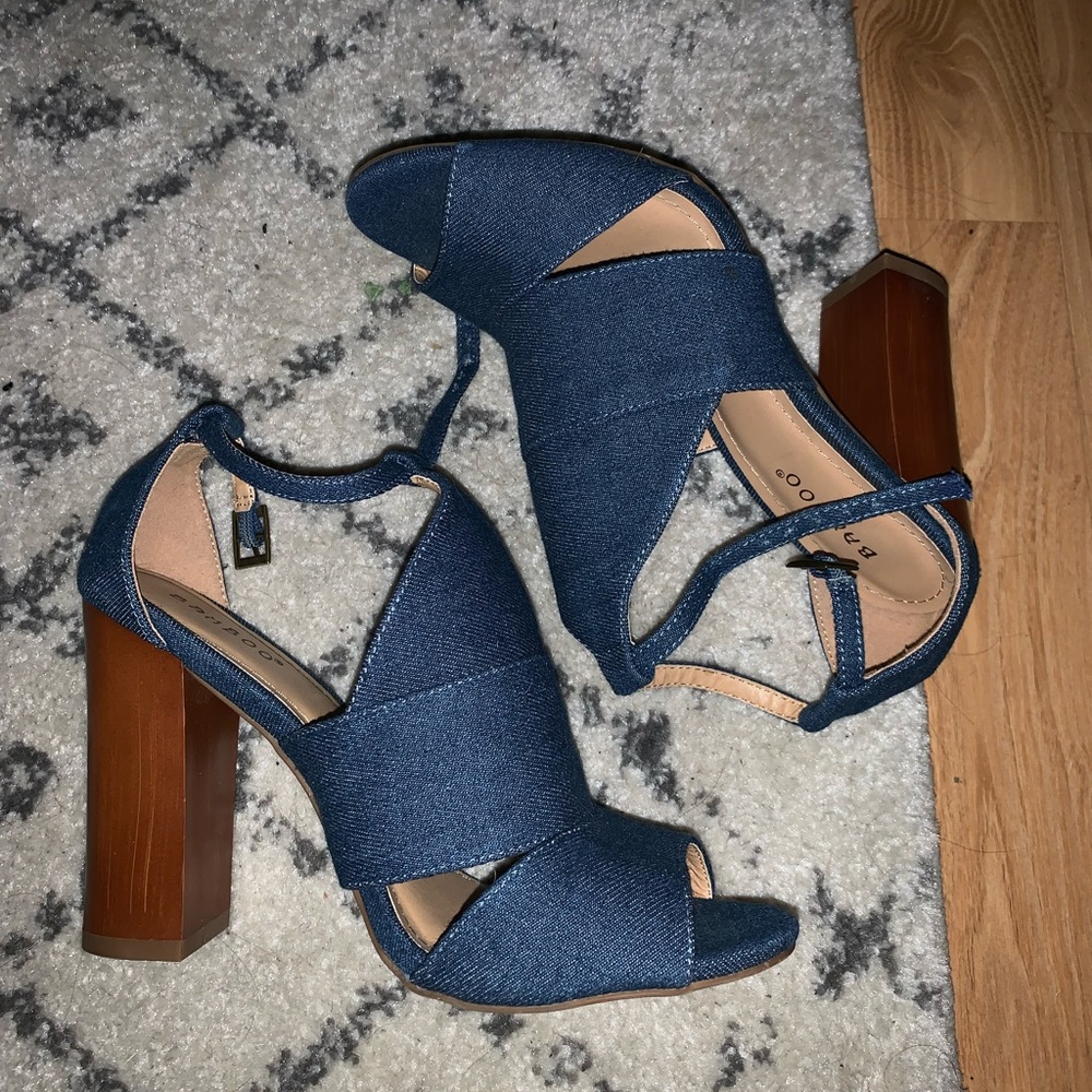 Blue heels